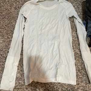 White Swiftly Tech long sleeve Shirt